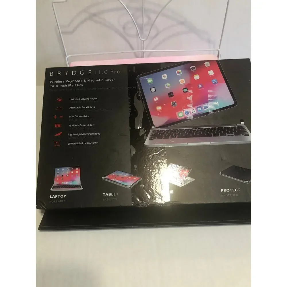 Brydge 11 Pro BRY4011 Wireless Bluetooth Backlit Case Keyboard IPad Pro 11
